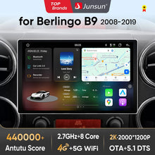 Load image into Gallery viewer, Junsun X7 MAX 13.1“ 2K Wireless CarPlay Android Auto Car Radio For Citroen Berlingo B9 Peugeot Partner 2008 Multimedia autoradio
