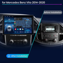 Junsun X7 MAX 13.1" 2K CarPlay inalámbrico Android Auto Radio para Mercedes Benz Vito W447 2014-2020 Autorradio multimedia 