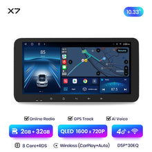 Load image into Gallery viewer, Junsun X7 MAX 13.1“ 2K Wireless CarPlay Android Auto Car Radio for Subaru Forester 3 SH Impreza 2007-2013 Multimedia autoradio
