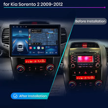 Radio Junsun X7 MAX 2K HD con CarPlay inalámbrico para Kia Sorento 2 XM 2009-2012, GPS, 2DIN 