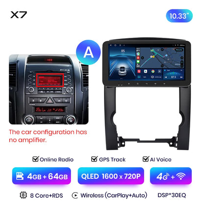 Junsun X7 MAX 2K HD Bildschirm Drahtlose CarPlay Auto Auto Radio für Kia Sorento 2 XM 2009 - 2012 Auto Multimedia GPS 2din autoradio 