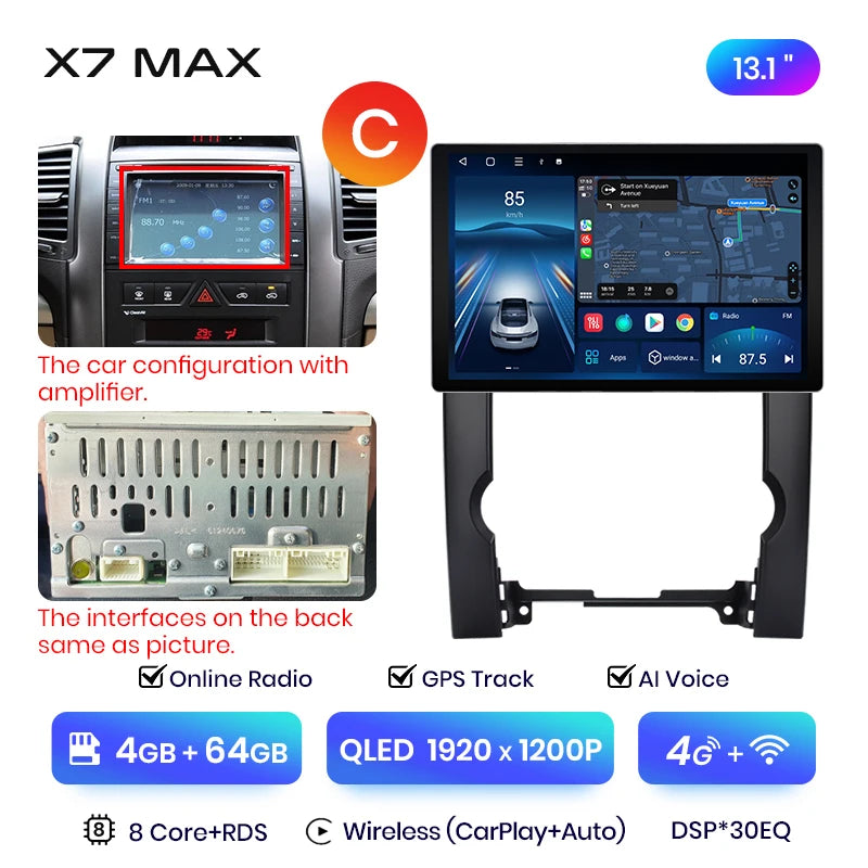 Junsun X7 MAX 2K HD Bildschirm Drahtlose CarPlay Auto Auto Radio für Kia Sorento 2 XM 2009 - 2012 Auto Multimedia GPS 2din autoradio 