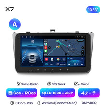 Load image into Gallery viewer, Junsun X7 PRO 11.5“ 2K AI Voice Wireless CarPlay Android Auto Car Radio for Toyota Avensis T27 2008-2015 Multimedia autoradio
