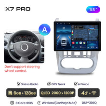 Load image into Gallery viewer, Junsun X7 PRO 11.5“ 2K Wireless CarPlay Android Auto Car Radio for Renault Logan 1 Sandero 2009-2013 Dacia Duster autoradio
