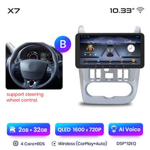 Load image into Gallery viewer, Junsun X7 PRO 11.5“ 2K Wireless CarPlay Android Auto Car Radio for Renault Logan 1 Sandero 2009-2013 Dacia Duster autoradio
