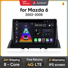 Junsun AI Stimme 2 din Android Auto Radio Für Mazda 6 2002 2003 2004 2005 2006 2007 2008 Carplay 4G Auto Multimedia GPS 2din autoradio