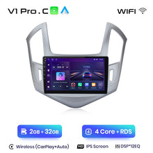 Load image into Gallery viewer, Junsun V1 AI Voice Wireless CarPlay Android Auto Radio For Chevrolet Cruze 2012-2015 4G Car Multimedia GPS 2din autoradio
