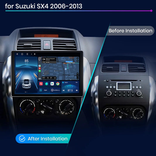 Junsun X7 PRO - Radio de coche inalámbrica con CarPlay y Android Auto para Suzuki SX4 (2006-2013), 11,5" 2K, con IA y voz 