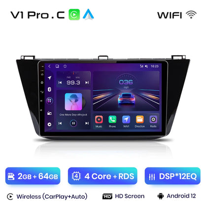 Junsun V1pro Android Autoradio für VW Volkswagen Tiguan 2016-2020 Carplay 4G Auto Multimedia GPS 2din Autoradio 