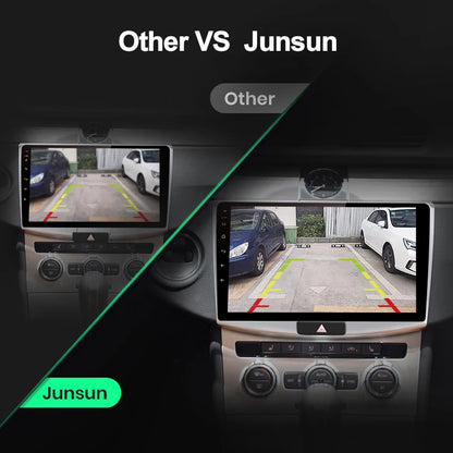 Junsun Auto-Rückfahrkamera, AHD 720P Auflösung, wasserdicht, 140°-Weitwinkel, Rückfahrkamera für Autoradio 