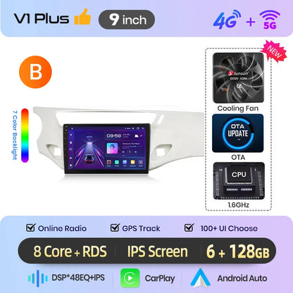 Junsun Wireless CarPlay Car Radio For Citroen C3 DS3 2010 2011 2012-2016 Android Multimedia