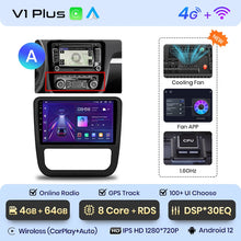 Lade das Bild in den Galerie-Viewer, Junsun V1pro AI Stimme 2 din Android Auto Radio Für VW Volkswagen Scirocco 2008-2013 Carplay 4G Auto Multimedia GPS 2din autoradio 
