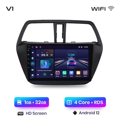 Junsun V1pro AI Voice 2 DIN Android Auto Radio para Suzuki SX4 2 S-Cross 2012-2016 Carplay 4G Car Multimedia GPS Autoradio 