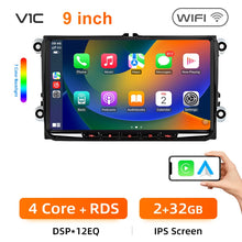 Lade das Bild in den Galerie-Viewer, Junsun 2Din Wireless CarPlay for Apple Android Auto Car Radio Multimedia Player For VW Volkswagen Skoda Octavia PASSAT B6 GOLF
