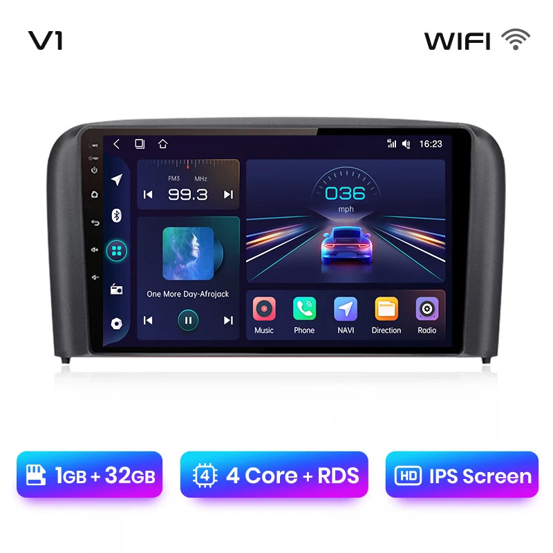 Junsun V1 Pro para Volvo S80 1998-2006 Radio de coche Android Reproductor de vídeo para coche CarPlay Android Auto GPS No 2 din DVD 2 din 