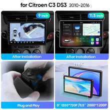 Junsun Wireless CarPlay Car Radio For Citroen C3 DS3 2010 2011 2012-2016 Android Multimedia