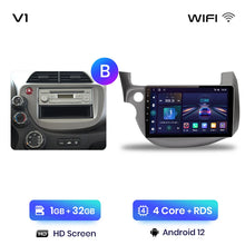 Lade das Bild in den Galerie-Viewer, Junsun V1pro Android 10 AI Stimme 4G Carplay RDS Auto Radio Multimedia GPS Für HONDA FIT JAZZ 2007-2013 2din autoradio bluetooth 
