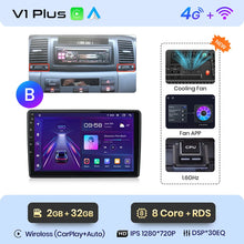 Lade das Bild in den Galerie-Viewer, Junsun V1pro AI Stimme Android Auto Radio Für Toyota Corolla E130 E120 2000-2004 Carplay 4G Auto Multimedia GPS 2din autoradio 

