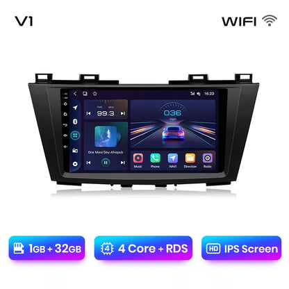 Junsun V1 AI Voice - Radio inalámbrica CarPlay Android para coche, GPS, 2DIN, 4G, para Mazda 5 (2010-2015) 