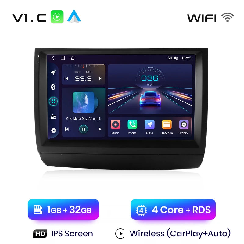 Junsun V1pro AI Voice Android Auto Radio para Toyota Prius 20 2002-2009 Carplay Car Multimedia GPS 2DIN autorradio 