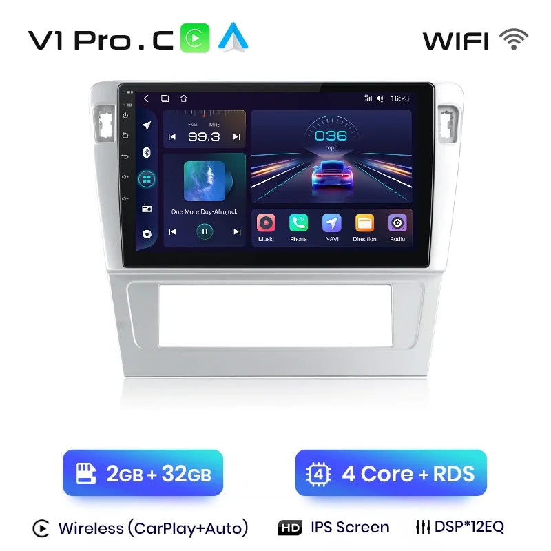 Radio multimedia Junsun con CarPlay inalámbrico y Android Auto para Passat B7 (2009-2011), GPS, sistemas inteligentes, autorradio inteligente. 