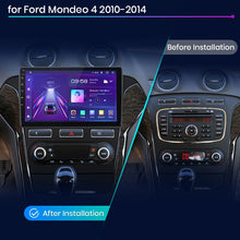 Junsun V1 AI Voice - Radio inalámbrica CarPlay Android para Ford Mondeo 4 mk4 2010-2013 2014, 4G, GPS, 2DIN 