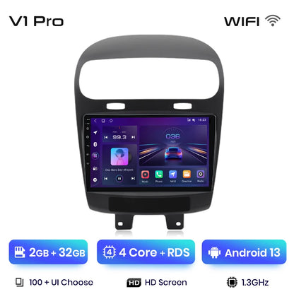 Radio Junsun V1 Plus para Dodge Journey y Fiat Freemont (2011-2020), inalámbrica, CarPlay, Android Auto, 2 DIN, DVD. 
