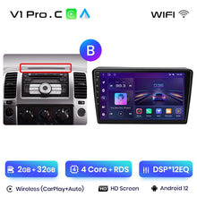 Lade das Bild in den Galerie-Viewer, Junsun V1pro AI Stimme 2 din Android Auto Radio Für Nissan NAVARA 2006-2012 Carplay 4G Auto Multimedia GPS 2din autoradio 
