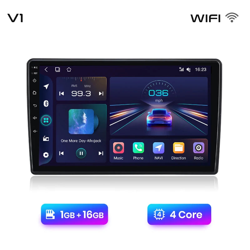 Radio Junsun V1 Plus para Skoda Fabia 2 2007-2014 con CarPlay inalámbrico, Android Auto, sistema inteligente para coche, 2 DIN, DVD. 