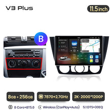 Load image into Gallery viewer, Junsun V3 Plus 2K Wireless CarPlay Android Auto Car Intelligent Systems for BMW 1-Series E87 E81 E82 E88 2004-2011 Autoradio
