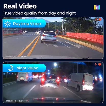 Junsun New 720P dashcam ADAS Mini Car DVR 120°FOV Auto Video Recorder Hidden Type Dash Cam for Android Support Rear Parking