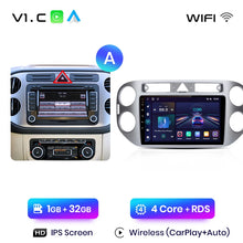 Load image into Gallery viewer, Junsun V1pro AI Voice 2 din Android Auto Radio For VW Volkswagen Tiguan 1 NF 2006-2016 Carplay Car Multimedia GPS 2din autoradio
