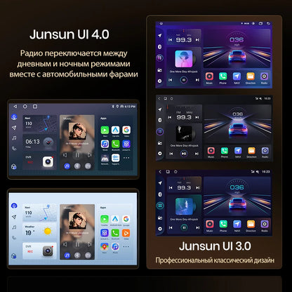 Junsun AI Wireless CarPlay Android Auto Car Radio For Toyota Corolla E140 E150 2006 2007-2013 4G GPS Smart Intelligent Systems