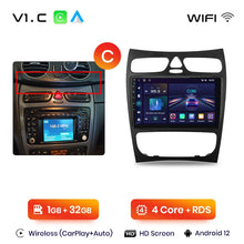 Load image into Gallery viewer, Junsun CarPlay Android Auto Car Radio for Mercedes Benz C Class CLK Class W203 W209 S203 A209 2000-2005 Intelligent Systems Auto
