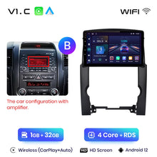 Lade das Bild in den Galerie-Viewer, Junsun V1pro AI Stimme 2 din Android Auto Radio Für Kia Sorento 2 XM 2009 - 2012 Carplay Auto Multimedia GPS 2din autoradio 
