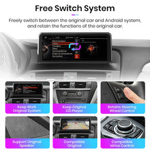 Lade das Bild in den Galerie-Viewer, Junsun 10.25 inch CarPlay For Apple Car Radio Multimedia For BMW X3 F25 X4 F26 2013-2017 CIC NBT Wireless Android Auto Stereo
