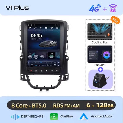 Junsun Wireless CarPlay Car Radio For Opel Astra J Vauxhall Buick Verano 2009-2013 Android Multimedia