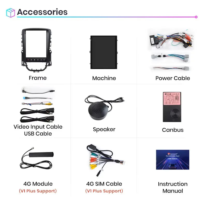 Junsun Wireless CarPlay Car Radio For Opel Astra J Vauxhall Buick Verano 2009-2013 Android Multimedia