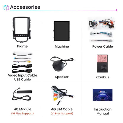 Junsun Wireless CarPlay Car Radio For Opel Astra J Vauxhall Buick Verano 2009-2013 Android Multimedia