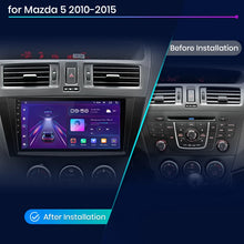 Junsun V1 AI Voice - Radio inalámbrica CarPlay Android para coche, GPS, 2DIN, 4G, para Mazda 5 (2010-2015) 