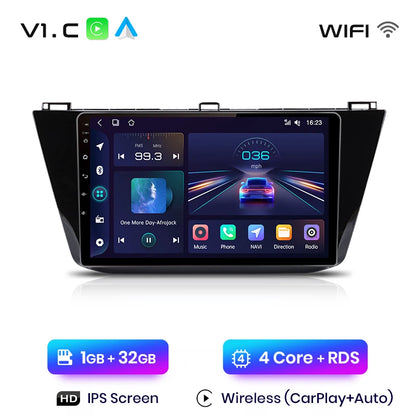 Junsun V1pro Android Autoradio für VW Volkswagen Tiguan 2016-2020 Carplay 4G Auto Multimedia GPS 2din Autoradio 
