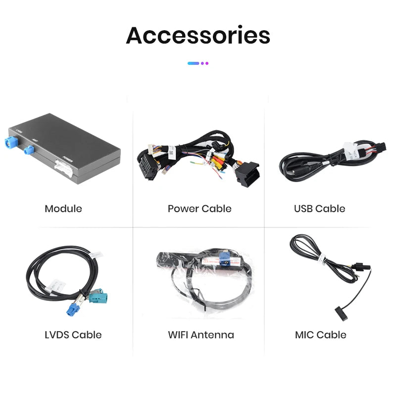 Junsun Wireless Carplay Android Auto Module Box Interface for Audi A3 ...