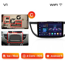 Load image into Gallery viewer, Junsun V1pro AI Voice 2 din Android Auto Radio For Honda CRV CR-V 2012-2016 Carplay Car Multimedia GPS 2din autoradio
