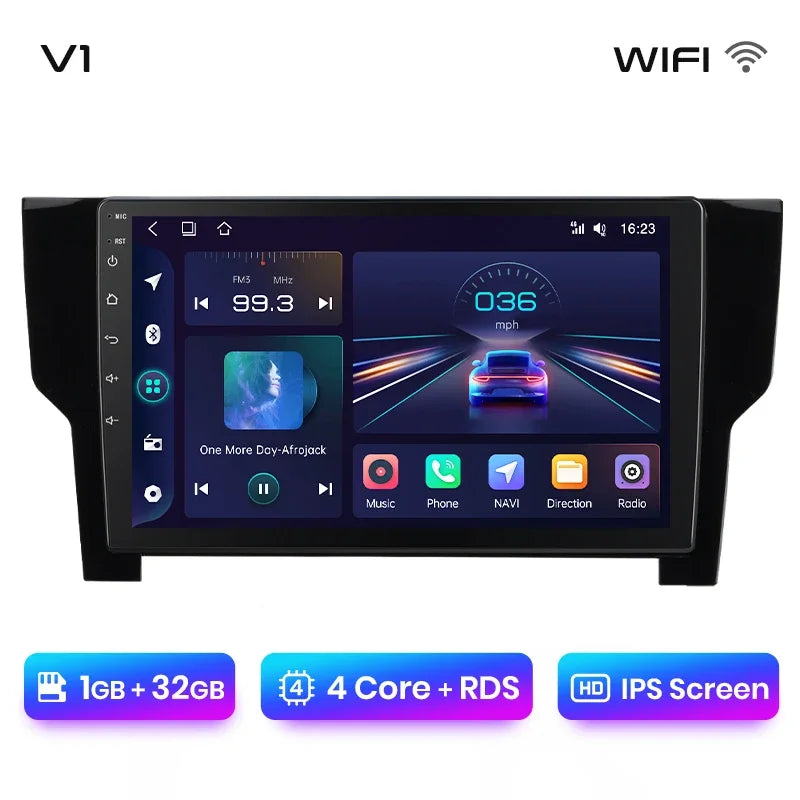 Junsun CarPlay inalámbrico Android Auto Radio para VOLKSWAGEN PASSAT 2019 Sistemas inteligentes para coche RDS BT WiFi 2 DIN 