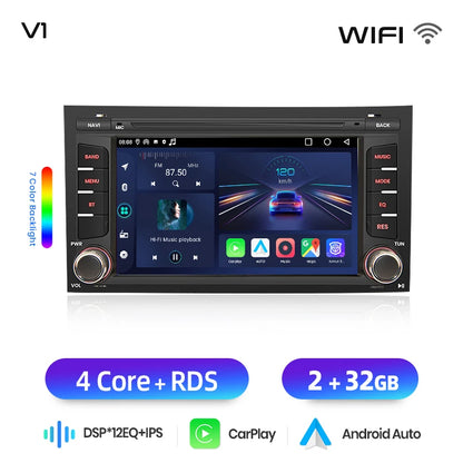 Junsun Wireless CarPlay Car Radio For Seat Leon MK3 5F 2012-2020 Android Multimedia