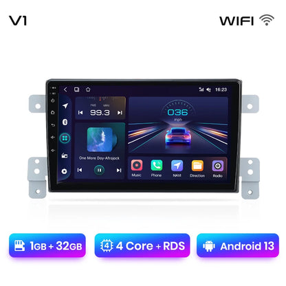 Radio Junsun para Suzuki Grand Vitara 3 (2005-2015), inalámbrica, CarPlay, Android Auto, sistema inteligente, 2 DIN, DVD. 