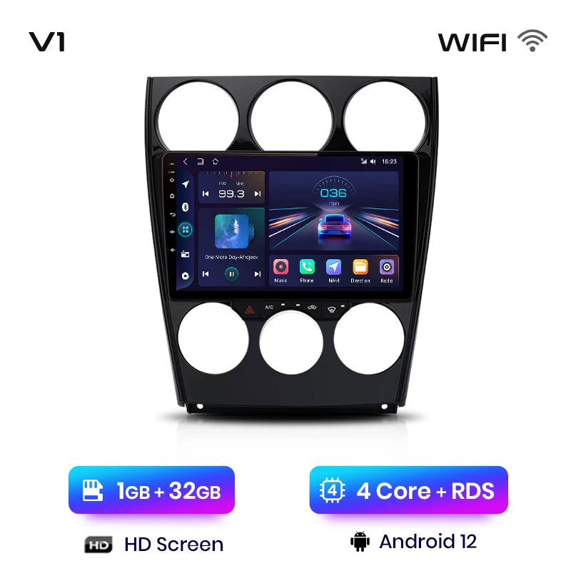 Junsun V1pro AI Voice Android Auto Radio for Mazda 6 2004-2015 Carplay 4G Car Multimedia GPS 2din autoradio