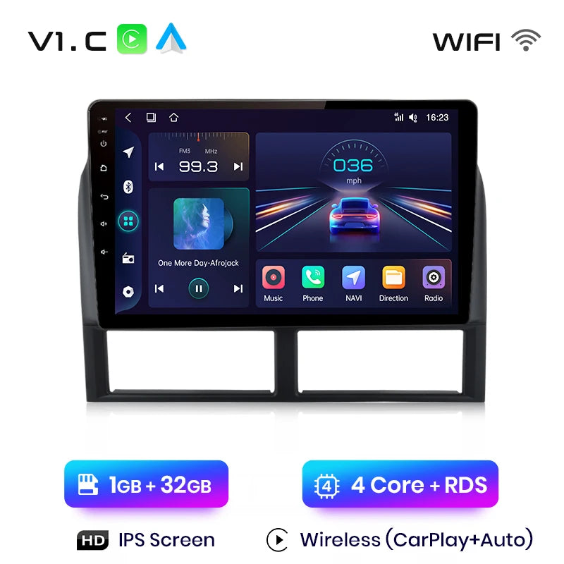 Junsun CarPlay Car Radio Multimedia Player For Jeep Grand Cherokee II WJ 1998 1999 2000-2004 Android Auto GPS 2din autoradio