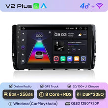Load image into Gallery viewer, Junsun Wireless CarPlay Android Auto Radio For VW VILORAN SAGITAR TAYRON T-ROC 2021 Car Intelligent Systems RDS BT WiFi 2 din

