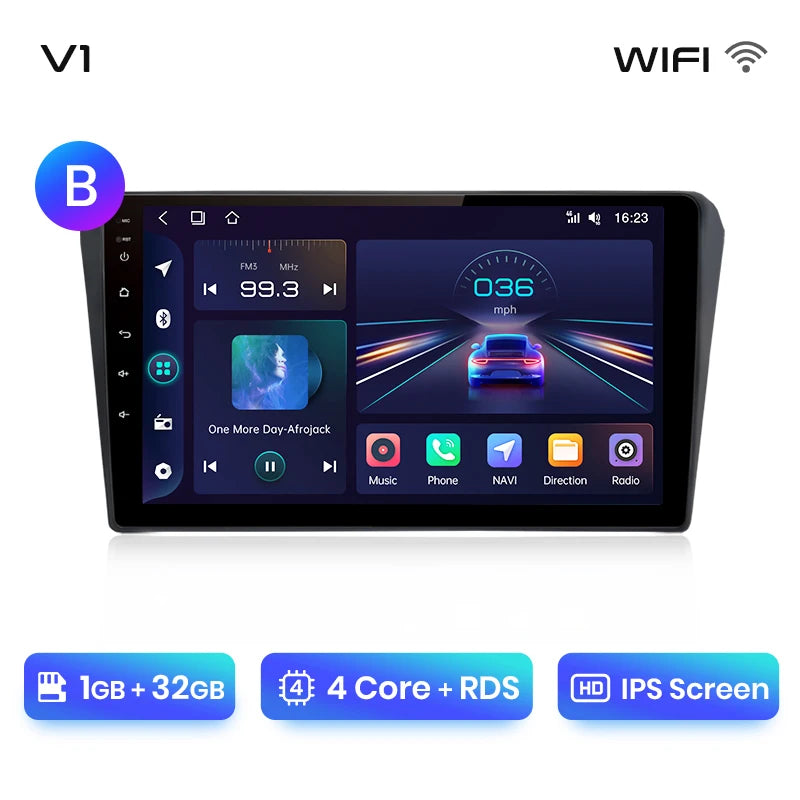 Junsun V1pro AI Voice 2 DIN Android Auto Radio para Toyota Avensis T25 2002-2008 Carplay Car Multimedia GPS 2 DIN autorradio 